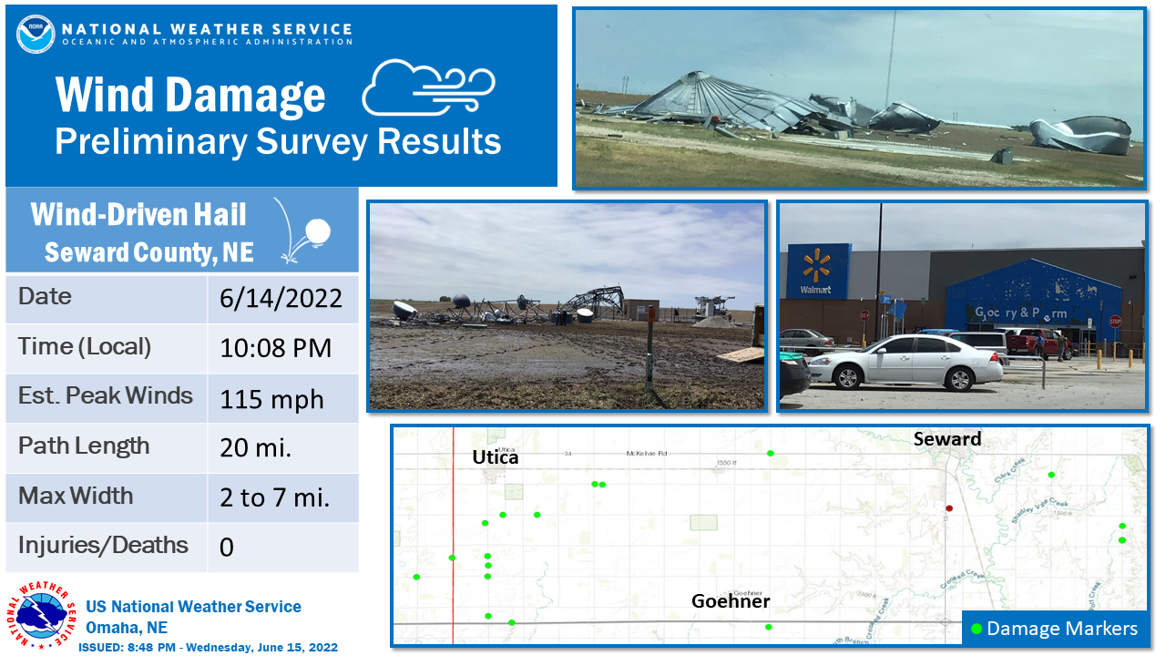 Storm Summary for Severe Weather Event 6 14 22 to 6 15 22